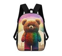 sinyumoney Teddy Bear Sacs À Dos Scolaires Pour Enfants, Cartables Imprimés En 3D, Sacs D'école Tendance Pour Garçons, Élèves Du Primaire Et Du Collège 17inch