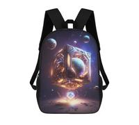 sinyumoney Tesseract Planet Sac À Dos Pour Garçons Et Adolescents, Sacs À Dos Pour Filles, Sacs À Dos Pour Tout-petits, Sacs À Livres Pour L'école Primaire Et Le Collège 17inch