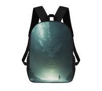 sinyumoney Thalassophobia Underwater Monster Encounter Sacs À Dos Scolaires Pour Enfants, Sac D'école Imprimé En 3D Pour Garçons, Élèves Du Primaire Et Du Collège 17inch