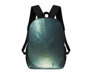 sinyumoney Thalassophobia Underwater Monster Encounter Sacs À Dos Scolaires Pour Enfants, Sac D'école Imprimé En 3D Pour Garçons, Élèves Du Primaire Et Du Collège 17inch