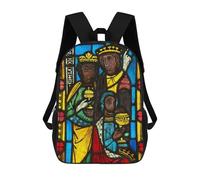 sinyumoney The Adoration of The Magi Sac À Dos Enfant Fille 3D, Sac D'école, Sac À Dos Pour Tout-petits, Sac À Dos Décontracté, Sac À Livres Tendance 17inch