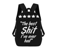 sinyumoney The Best Ive Ever Had Sac À Dos Scolaire Pour Enfants Imprimé En 3D, Idéal Pour Les Voyages Et Les Lectures, Pour Les Garçons Et Les Élèves Du Primaire 17inch