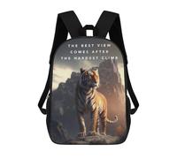 sinyumoney The Best View Motivation Sac À Dos Scolaire Pour Enfants, Imprimé En 3D, Sac À Dos Tendance Pour Garçons, Élèves Du Primaire Et Du Collège 17inch
