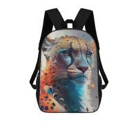 sinyumoney The Brave Cheetah Sacs À Dos Imprimés En 3D Pour Enfants, Sacs D'école Tendance Pour Garçons, Sacs De Voyage, Sacs Scolaires Pour Élèves Du Primaire 17inch