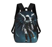 sinyumoney The Cosmic Angel Sac À Dos Scolaire Imprimé En 3D Pour Enfants, Sac À Dos Garçon/fille, Sac De Voyage Pour Enfants 17inch