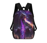 sinyumoney The Cosmic Dragon King Sac À Dos Scolaire Pour Filles Et Garçons Avec Poche, Sac À Dos Tendance Pour Enfants 17inch