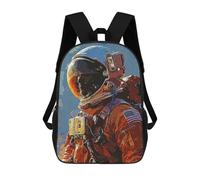 sinyumoney The Creative Journey Sac À Dos Imprimé En 3D Pour Enfants, Sac D'école, Sac De Voyage Grande Capacité, Sac À Livres, Sac À Dos Pour Enfants 17inch