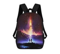 sinyumoney The Event Horizon Lovers Sac À Dos Scolaire Pour Enfants, Grand Sac À Dos 3D, Cadeau Pour Enfants 17inch
