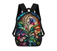 sinyumoney The Flower Sacs À Dos Scolaires Pour Enfants, Sac D'école Imprimé En 3D Pour Garçons, Élèves Du Primaire Et Du Collège 17inch