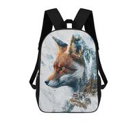 sinyumoney The Foxs Mystic Domain Sac À Dos Enfant, Cartable Imprimé En 3D Pour Garçons Et Adolescents 17inch
