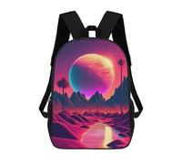 sinyumoney The Future That Never Was 17inch Sac À Dos Scolaire Imprimé En 3D Pour Enfants, Style Décontracté Et Tendance, Idéal Pour Les Voyages Et Les Études.