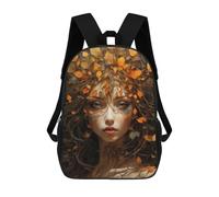 sinyumoney The Gaze of Autumn Sac À Dos Scolaire Imprimé En 3D, Sac À Dos Décontracté Pour Enfants, Sac D'école Imprimé En 3D Pour Garçons, Primaire Et Collège 17inch