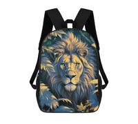 sinyumoney The Golden Lion Sacs À Dos Décontractés Pour Enfants, Sacs D'école Pour Adolescents, Filles Et Garçons, Sacs À Dos Pour Livres 17inch