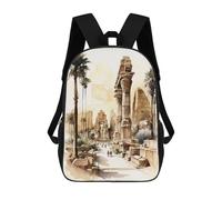 sinyumoney The Karnak Temple Egypt Sac À Dos Scolaire Pour Enfants, Sac À Dos De Voyage Décontracté, Grand Sac À Dos Pour Garçons Et Filles 17inch