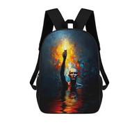 sinyumoney The Keeper Beneath The Flood - The Hand That Held The Flame Sac À Dos Enfant, Cartable Imprimé En 3D Pour Garçons Et Adolescents 17inch