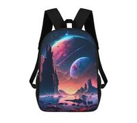 sinyumoney The Lake Of Cosmos Sac À Dos Enfant, Cartable Pour Garçons Et Adolescents, Sac À Dos De Voyage, Sac À Dos Scolaire, Sac À Livres 17inch