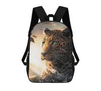 sinyumoney The Leopard And Wasp Sac À Dos Scolaire Imprimé En 3D, Sac À Dos Décontracté Pour Enfants, Sac D'école Imprimé En 3D Pour Garçons, Primaire Et Collège 17inch