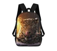sinyumoney The Leopard Cub Sac À Dos Pour Garçons Et Adolescents, Sacs À Dos Pour Filles, Sacs À Dos Pour Tout-petits, Sacs À Livres Pour L'école Primaire Et Le Collège 17inch