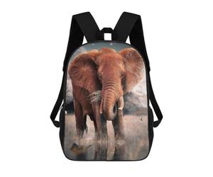 sinyumoney The Lonely Elephant Sacs À Dos Pour Enfants, Cartables Imprimés En 3D, Sacs À Dos Pour Élèves Du Primaire Et Du Collège (garçons Et Filles) 17inch