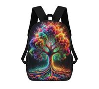 sinyumoney The Neon Grove Sac À Dos Scolaire Pour Adolescents, Imprimé En 3D, Ajustable, À Poches Tendance, Pour Enfants, Garçons, Filles, Étudiants Et Adolescents 17inch