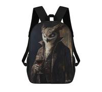 sinyumoney The Old Blind Owl Seer Sacs À Dos Pour Enfants, Cartables Imprimés En 3D, Sacs À Dos Pour Élèves Du Primaire Et Du Collège (garçons Et Filles) 17inch