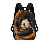 sinyumoney The Panda Escape Sacs À Dos Pour Enfants, Cartables Imprimés En 3D, Sacs À Dos Pour Élèves Du Primaire Et Du Collège, Garçons Et Filles 17inch