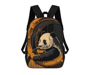sinyumoney The Panda Escape Sacs À Dos Pour Enfants, Cartables Imprimés En 3D, Sacs À Dos Pour Élèves Du Primaire Et Du Collège, Garçons Et Filles 17inch