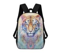 sinyumoney The Power of The Tiger Sacs À Dos 17 Pouces Pour Enfants, Sacs D'école Imprimés En 3D Pour Élèves Du Primaire Et Du Collège, Garçons Et Filles