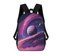 sinyumoney The Purple Planet Sac À Dos Imprimé En 3D Pour Garçons, Sac D'école Grande Capacité, Sac De Voyage, Sac À Livres, Sac D'école Pour Garçons, Mochila 17inch
