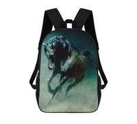 sinyumoney The Stallion 17inch Sac À Dos Scolaire Imprimé En 3D Pour Enfants, Style Décontracté Et Tendance, Idéal Pour Les Voyages Et Les Études.