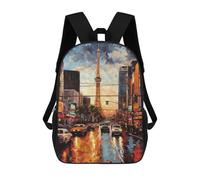 sinyumoney The Strip Las Vegas USA Sacs À Dos Pour Garçons, Cartables Imprimés En 3D, Sacs À Dos De Voyage Tendance Pour Garçons (primaire, Collège) 17inch