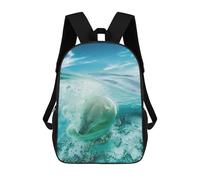 sinyumoney The Swimming Polar Bear Sacs À Dos Pour Enfants, Cartables, Sacs À Dos Scolaires Imprimés En 3D, Sacs À Dos De Voyage Tendance Pour Enfants (primaire, Collège) 17inch