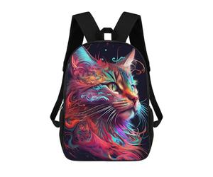 sinyumoney The Trusting Cat Sacs À Dos Imprimés En 3D Pour Enfants, Sacs D'école Tendance Pour Garçons, Sacs De Voyage, Sacs Scolaires Pour Élèves Du Primaire 17inch