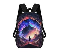 sinyumoney The Universe Paint Sac À Dos Scolaire Pour Enfants, Sac D'école Imprimé En 3D, Sac D'école Tendance Pour Garçons, Élèves Du Primaire Et Du Collège 17inch