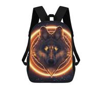 sinyumoney The Wolf Within Poster Sacs À Dos 17 Pouces Pour Enfants, Sacs D'école Imprimés En 3D Pour Élèves Du Primaire Et Du Collège, Garçons Et Filles