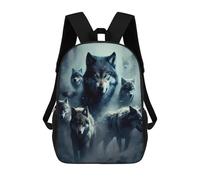 sinyumoney The Wolfpack Sacs À Dos Imprimés En 3D Pour Enfants, Sacs D'école Tendance Pour Garçons, Sacs De Voyage, Sacs Scolaires Pour Élèves Du Primaire 17inch