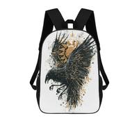 sinyumoney Three Legged Crow Sac À Dos Scolaire Pour Adolescents, Imprimé En 3D, Ajustable, À Poches Tendance, Pour Enfants, Garçons, Filles, Étudiants Et Adolescents 17inch