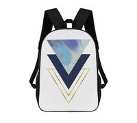 sinyumoney Three Triangles I Sacs À Dos Pour Enfants, Sac D'école Imprimé En 3D, Cartable Pour Enfants, Sac De Voyage, Sac À Dos Garçon Fille, Sac D'école Pour Enfants 17inch