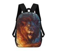 sinyumoney Thundering Lion's Roar Sac À Dos Enfant, Cartable, Sacs À Dos Scolaires Imprimés En 3D Pour Élèves Du Primaire Et Du Collège, Cadeau D'anniversaire Pour Adolescents 17inch