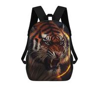 sinyumoney Tiger Angry Animal Roar Sac À Dos Scolaire Imprimé En 3D Pour Enfants, Sac À Dos Garçon/fille, Sac De Voyage Pour Enfants 17inch