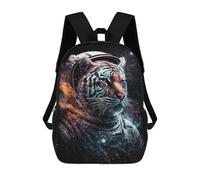 sinyumoney Tiger Astronaut in Space Suit Sac À Dos Imprimé 3D Pour Enfants, Sac À Dos Léger Pour Écoliers Et Écoliers, Sac À Goûter Pour La Crèche 17inch