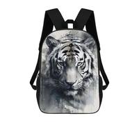 sinyumoney Tiger Beauty Watercolor Sac À Dos Imprimé En 3D Pour Enfants, Sac À Dos Scolaire, Sac À Dos De Voyage Pour Enfants, Sac À Livres Grande Capacité, Sac À Dos Pour Enfants 17inch