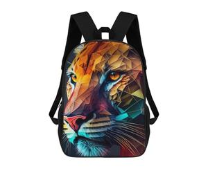 sinyumoney Tiger Bold And Majestic Sac À Dos Scolaire Enfant Tendance Et Décontracté, Sac À Dos Imprimé En 3D Pour Garçon, Grand Sac À Dos 17inch