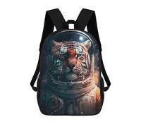 sinyumoney Tiger in Space Sacs À Dos Pour Enfants, Cartables Imprimés En 3D, Sacs À Dos Pour Élèves Du Primaire Et Du Collège (garçons Et Filles) 17inch