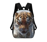 sinyumoney Tiger in Water Close-Up Sac À Dos Scolaire, Sac Pour Lycéens, Sac À Dos Décontracté Pour Le Camping, Les Aventures En Plein Air Et Les Voyages Quotidiens 17inch