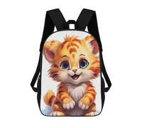 sinyumoney Tiger Kids Sac À Dos Pour Enfants, Impression 3D, Sac D'école Pour Garçons Et Filles, Sac À Dos Tendance Et Décontracté Pour Écoliers 17inch