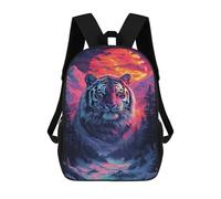 sinyumoney Tiger Mountain Sunset Landscape Sac À Dos Imprimé 3D Pour Enfants, Sac À Dos Léger Pour Écoliers Et Écoliers, Sac À Goûter Pour La Crèche 17inch
