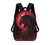 sinyumoney Tiger Red Mystic Sac À Dos Scolaire Imprimé En 3D Pour Garçons Et Filles, Sac À Dos Pour Enfants, Sac De Voyage 17inch