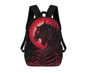 sinyumoney Tiger Red Mystic Sac À Dos Scolaire Imprimé En 3D Pour Garçons Et Filles, Sac À Dos Pour Enfants, Sac De Voyage 17inch