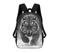 sinyumoney Tiger Running Wild-1 Sac À Dos Scolaire Pour Enfants, Imprimé En 3D, Tendance Et Décontracté, Pour Garçons, Élèves Du Primaire Et Du Collège 17inch